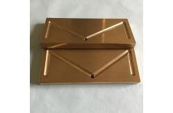 China Metric Oilless Wear Plate Graphite Plugged Bronze CNC Processing supplier