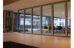 China Movable Wall Track Aluminium Frame Sliding Glass Partitions Wall For Conference Rooms supplier