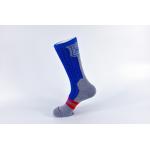 Elastane Breathbale Cool Basketball Socks , Anti - Foul Colorful Basketball Socks for sale