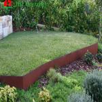 Natural Rusty Metal Garden Lawn Edging Corten Steel Decorative Landscape Border for sale