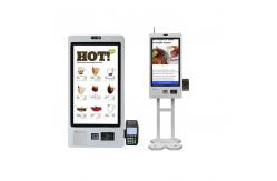 China 32 Inch Self Cashier Machine Pos Systems Fast Food Order Machine supplier