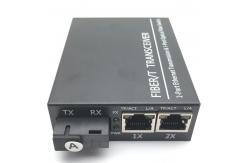 China IEC 60794 Fiber Optic Transceiver 20KM 1SC 2 RJ45 850nm 1310nm 1550nm Ethernet supplier