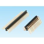 2 - 50 Pin Electrical Wire Connectors , DIP 90° Type Pin Header Power Connector for sale