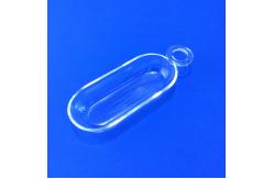 China Clear Quartz Boat Crucible Handle Quartz Boat For Diffuser Furnace supplier