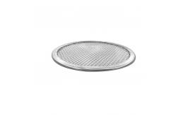 China 12 inch round mesh pizza tray perforated pizza pan aluminum pizza screen supplier