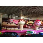 Inflatable Cake Toddler Bounce House , Inflatable Jumping Castle Quadruple Stitching for sale