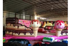 China Inflatable Cake Toddler Bounce House , Inflatable Jumping Castle Quadruple Stitching supplier