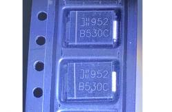 China SMC B530C Zener Diodes Transistors 30V 5A Power Schottky Diode supplier