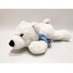 100% PP Cotton Gift Stuffed Small Lying Polar Bear Plush Toy Gifts For Kids for sale