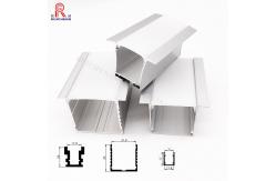 China Wall Mounted Flat LED Aluminum Profile Poly Carbonate / Opal Diffuser OEM Service supplier