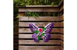 China Lifelike Metal Butterfly Yard Art Recyclable Garden Statues Metal Multiple supplier