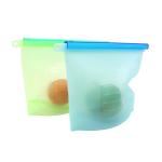 1000ML Reusable Silicone Freezer Bags BPA Free For Vegetable for sale