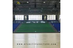 China STUNITY PP Seat Material Retractable Stadium Seating supplier