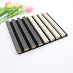 Wood Veneer Luxury Acoustic Panels Fabric Wooden Grooved Fluted for sale
