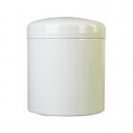 Ceramic Funeral Urns Glossy White Cylinder OEM Wholesale for sale