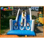 Penguin Double Sided Outdoor Commercial Inflatable Slide Durable And Fireproof for sale