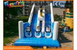China Penguin Double Sided Outdoor Commercial Inflatable Slide Durable And Fireproof supplier