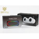 Wireless Speaker Mobile Accessories Packaging / Black Paper Box Custom Logo for sale