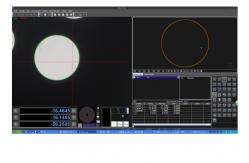 China Auto Vision Measuring Software With Online CAD Interface Program supplier
