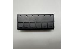 China CAT5e/CAT6/CAT6A Patch Panel Front Panel Adapter 6 Slots for RJ45 Keystone UTP Black supplier