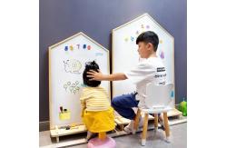 China Big Size Dry Erase Lapboard Removable Kids Drawing Whiteboard With Base supplier