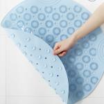 Large Foot Massage PVC Soft Non Slip Bath Mat For Shower