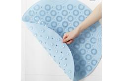 China Large Foot Massage PVC Soft Non Slip Bath Mat For Shower supplier