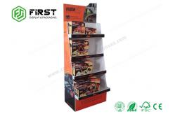 China Supermarket Cardboard Pop Displays Foldable Cmyk Printing supplier