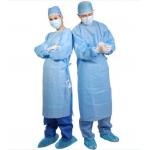 Medical Disposable Surgical Gown , Customized Color Disposable Isolation Gowns for sale