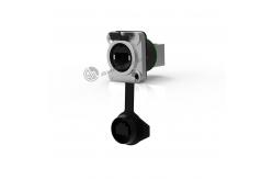 China Audio Industrial Rj45 Female Connector Waterproof Panel Mount supplier