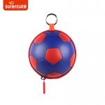 Factory Manufacturing Unique Custom Soccer 3D Coin Purses Hard-Shell Coin Purse