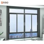 Aluminum Anti Theft Double Glass Tilt And Turn Window Sound Proof For Residential for sale