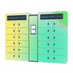 Food Icecream Refrigerated Locker Smart Cabinet 24Hours Self Service for sale