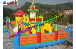 China Playground Inflatable Amusement Park Toys , Jump Houses Customized supplier