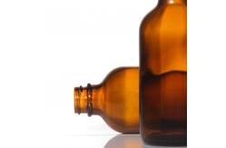 China Empty 200ml Amber Glass Bottles Cosmetic Lotion Bottle With Trigger supplier