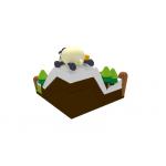 Children Inflatable Fun City Attractive Sheep Theme Inflatable Outside Amusing Playground