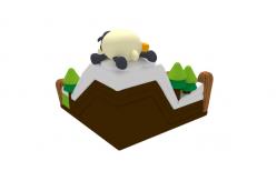 China Children Inflatable Fun City Attractive Sheep Theme Inflatable Outside Amusing Playground supplier