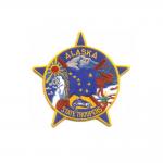Souvenir Sports Badge Embroidery , 3.5'' Height Iron On Patches For Beanies for sale