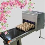 Printing 120000 Eggs / H Egg Stamping Machine For Bar Code Or Graphic LOGO for sale