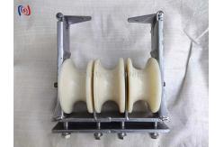 China Three Nylon Sheaves Overhead Line Conductor Stringing Blocks Stringing Of Transmission Line supplier
