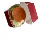 Wholesale Custom Food Packaging Paper Boxes for Hamburger Fried Chicken Takeaway