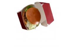 China Wholesale Custom Food Packaging Paper Boxes for Hamburger Fried Chicken Takeaway supplier