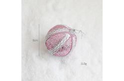 China Pink Foam Ball Christmas Tree Pendant Decoration supplier
