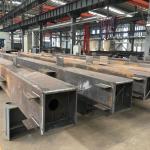Prefabricated Steel Structure Warehouse Shed Construction Box Steel Column Building