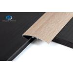 6463 Aluminium Flooring Profiles Threshold Strip Transition Trim Laminate Carpet Surface Treatment Wood Grain for sale