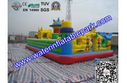 China Funny Inflatable Amusement Park / Mobile Inflatable Fun City Bouncer supplier