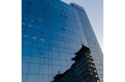 China Rectangular Metal Curtain Wall Aluminum Frame Sustainable Design supplier