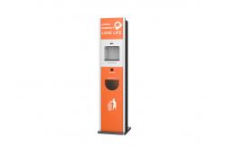 China Public Place Hand Sanitizer Bottle Dispenser Hand Sanitiser Stand Zero Contact supplier