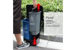 China School Garbage Separation Bins 12 Liter Plastic Garbage Sorter Bin supplier