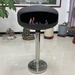 Manual Ignition Ethanol Freestanding Fireplace Carbon Steel And Stainless Steel for sale